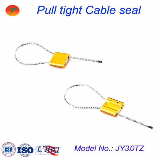 Protection Trailer High Security Cable Seal with Bar Code and Numbering