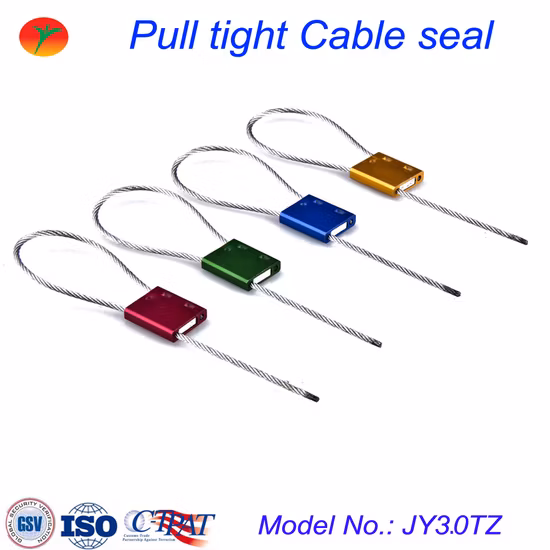 Protection Trailer High Security Cable Seal with Bar Code and Numbering