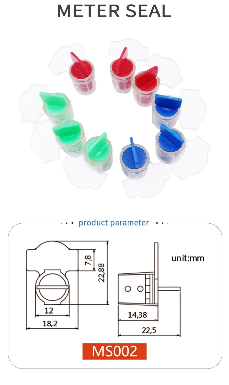 Ms002 0.6mm Diameter Wire Rotary Plastic Meter Seal